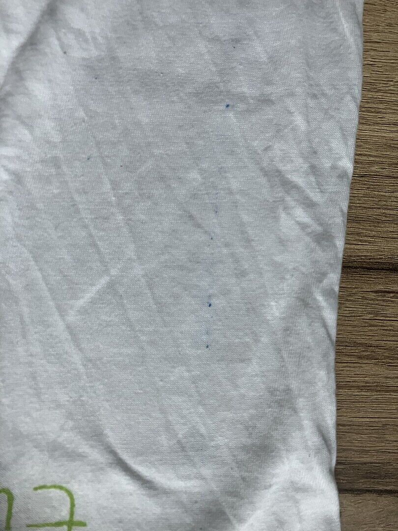Uitgelopen inktvlekken na bedrukken