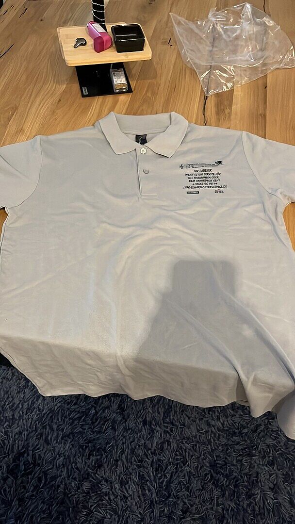 Heel slechte kwaliteit Poloshirt.
