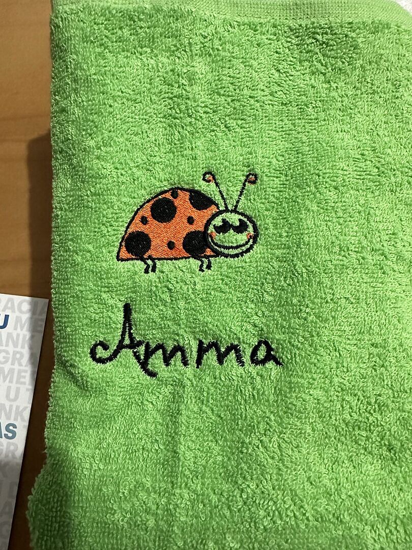 Serviette personnalisée