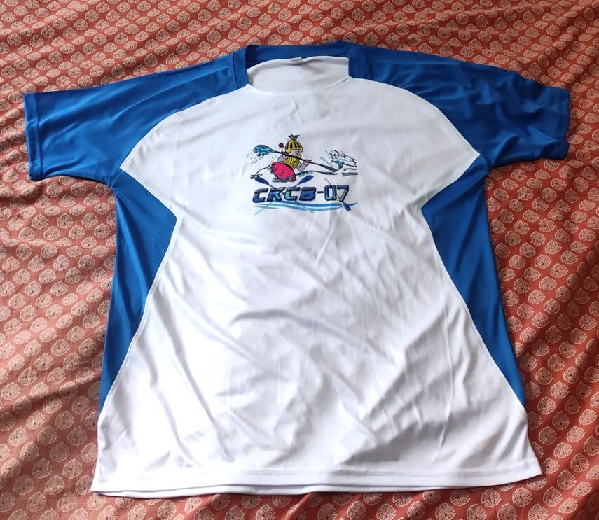 Très joli t-shirt, faisaint bien ressortir un logo
