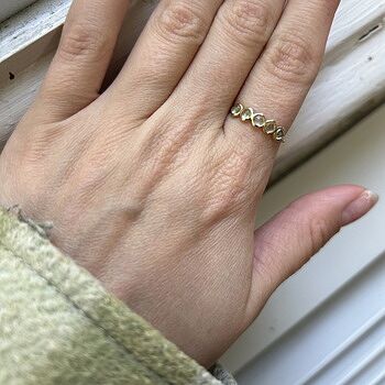 kismet serendipity ring - 14k yellow gold, white diamond