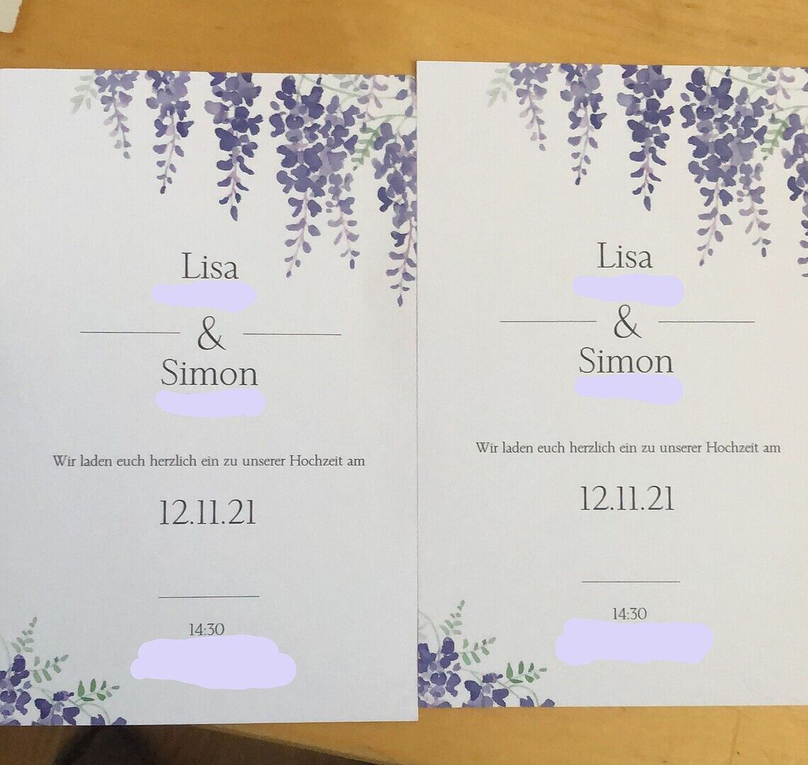 Wirklich super schöne Einladung