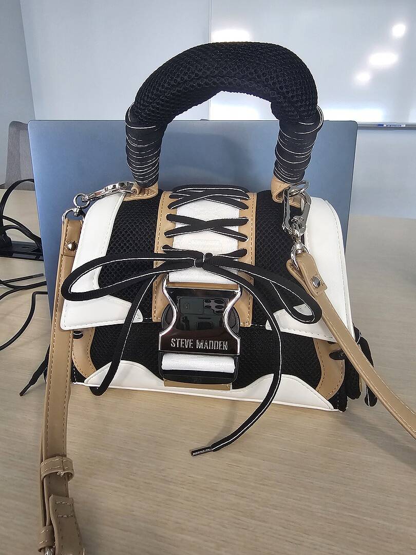 Online Diego Sneakerhead Laced Crossbody Bag Black/Tan 762747