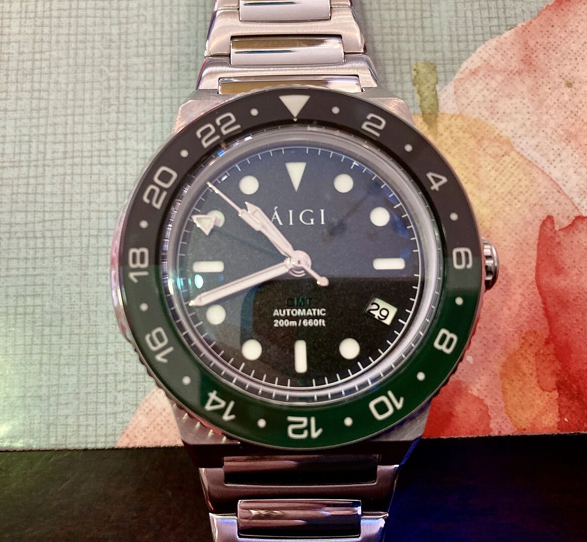 AIGI ARCTIC GMT　自動巻き Arctic GMT Men's Watch | Affordable Automatic GMT with Seiko