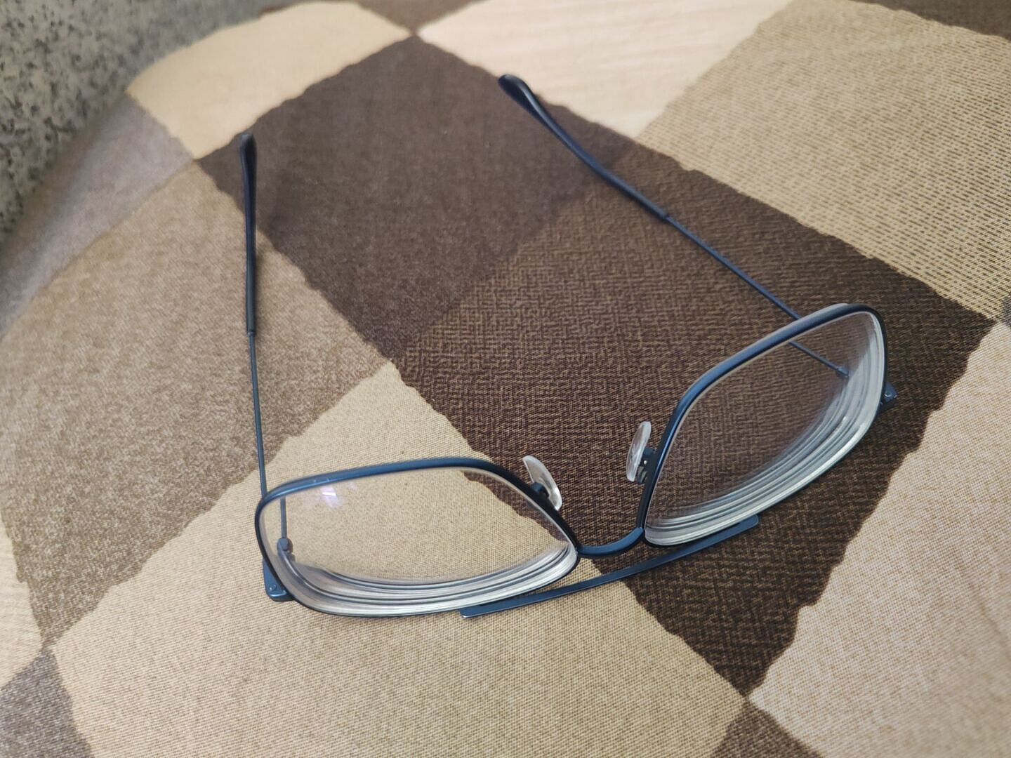 Buy Vincent Chase Black Stainless Steel Square Spectacles