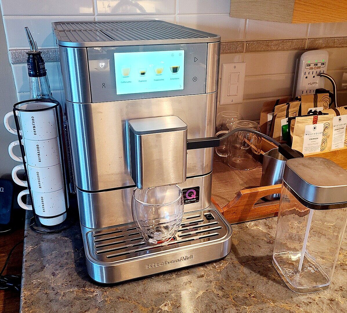 プリンページ KitchenAid KF8 Super Automatic Espresso Machine - Cast Iron Black