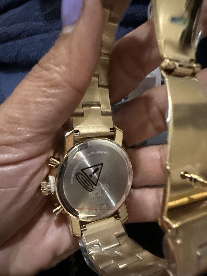 Movado Trend Watch Silver & Rose Gold Link Bracelet Movado Diamonds Silver Rose Gold Mother of Pearl Stainless  main image 3