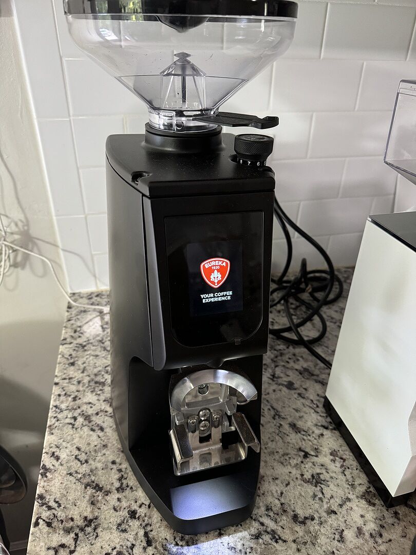 Eureka Atom W 65 Grind By Weight Espresso Grinder - Matte Black