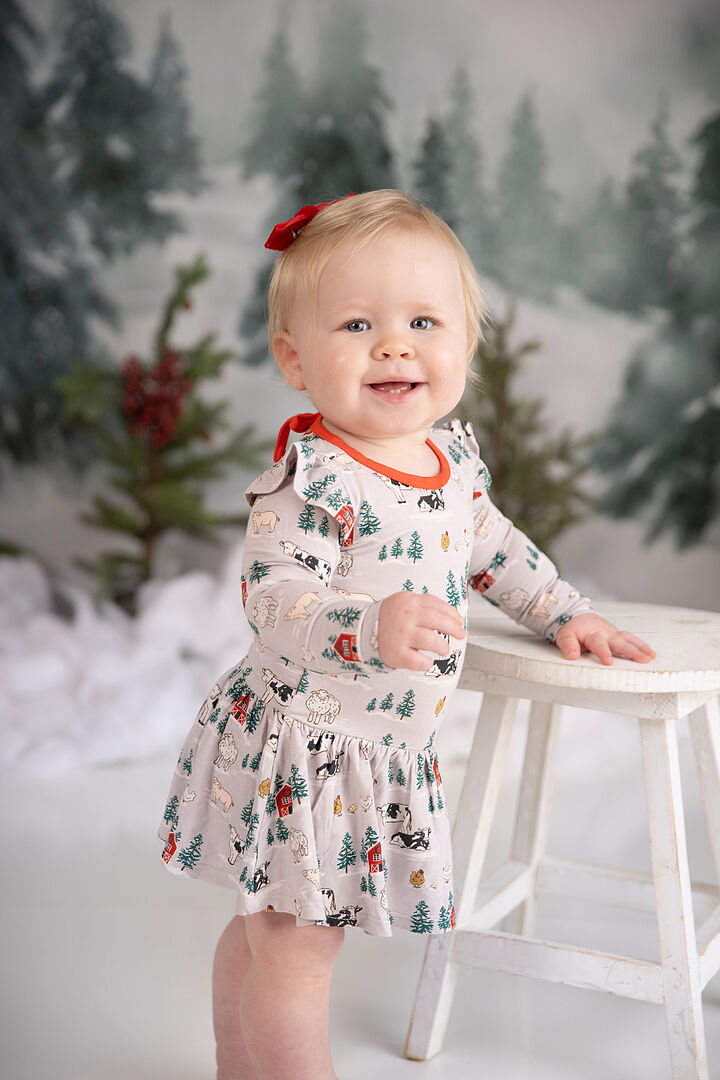 Free Birdees Girls Softest Bamboo Hi-Lo Twirling Dress (2T-6Y)
