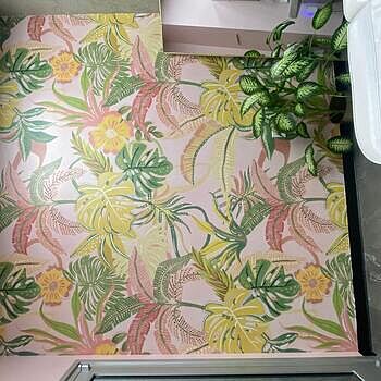 Watercolor Colorful Summer Tropical Leaf Wallpaper Mural This wallpaper is absolutely gorgeous,