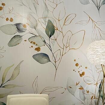Eucalyptus Leaf Pattern Wallpaper Mural I love walking into my