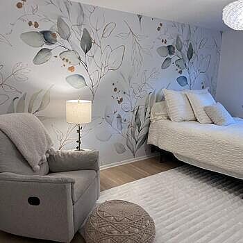 Eucalyptus Leaf Pattern Wallpaper Mural Absolutely love this print! We