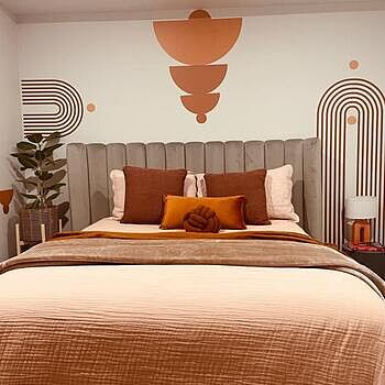 Geometric Arch Wall Decal Sticker Best customer service. The owner