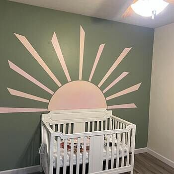 Soft Tones Sun Wall Decal Sticker Love it! It turned out