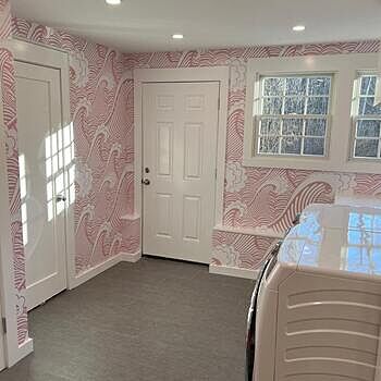 Kids Ocean Wave Pattern Wallpaper Mural The wallpaper I ordered is