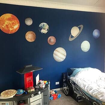 Solar System Sun and Planets Wall Decal Sticker Fast delivery, fantastic quality and