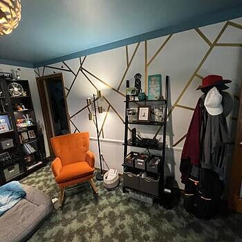 Matte Metallic Gold Strip Wall Decal Amazing product, I have used