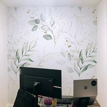 Eucalyptus Leaf Pattern Wallpaper Mural What a great experience working