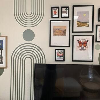 Geometric Arch Wall Decal Sticker Love how it turned out!