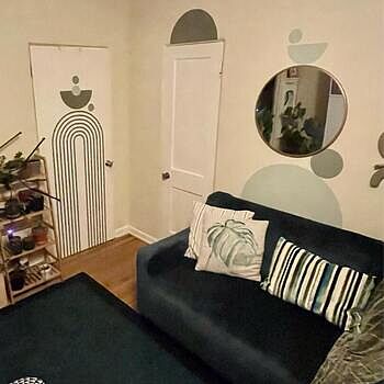 Geometric Arch Wall Decal Sticker Exactly as pictured and easy