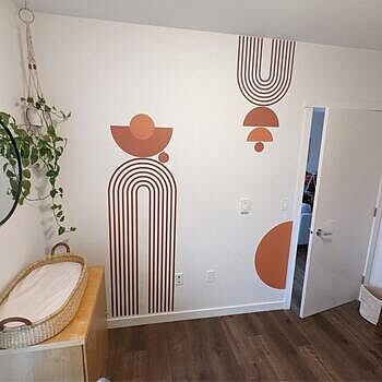 Geometric Arch Wall Decal Sticker This worked great for our