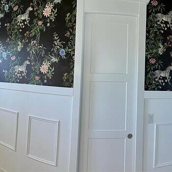 Dark Botanical Plants with Animals Wallpaper Mural I ordered a sample prior