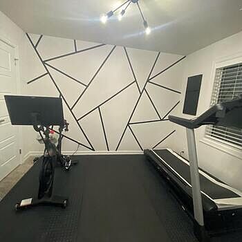 Matte Metallic Gold Strip Wall Decal Exactly what I was looking