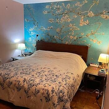 Van Gogh Almond Blossom Wallpaper Mural Beautiful art! Love vagough and