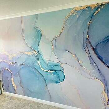 Abstract Art Marble Wallpaper Mural Beautiful wallpaper!! Very very easy