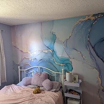 Abstract Art Marble Wallpaper Mural Love it! Use two people