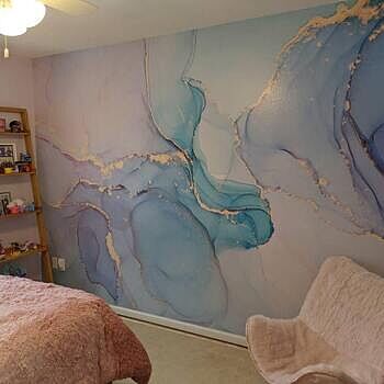 Abstract Art Marble Wallpaper Mural Great quality! It went on