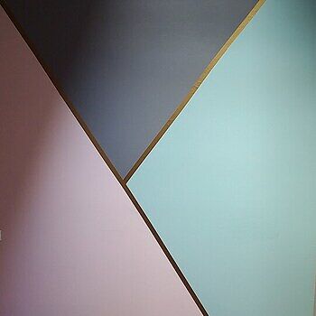 Matte Metallic Gold Strip Wall Decal Easy to use/apply. Worked wonderfully