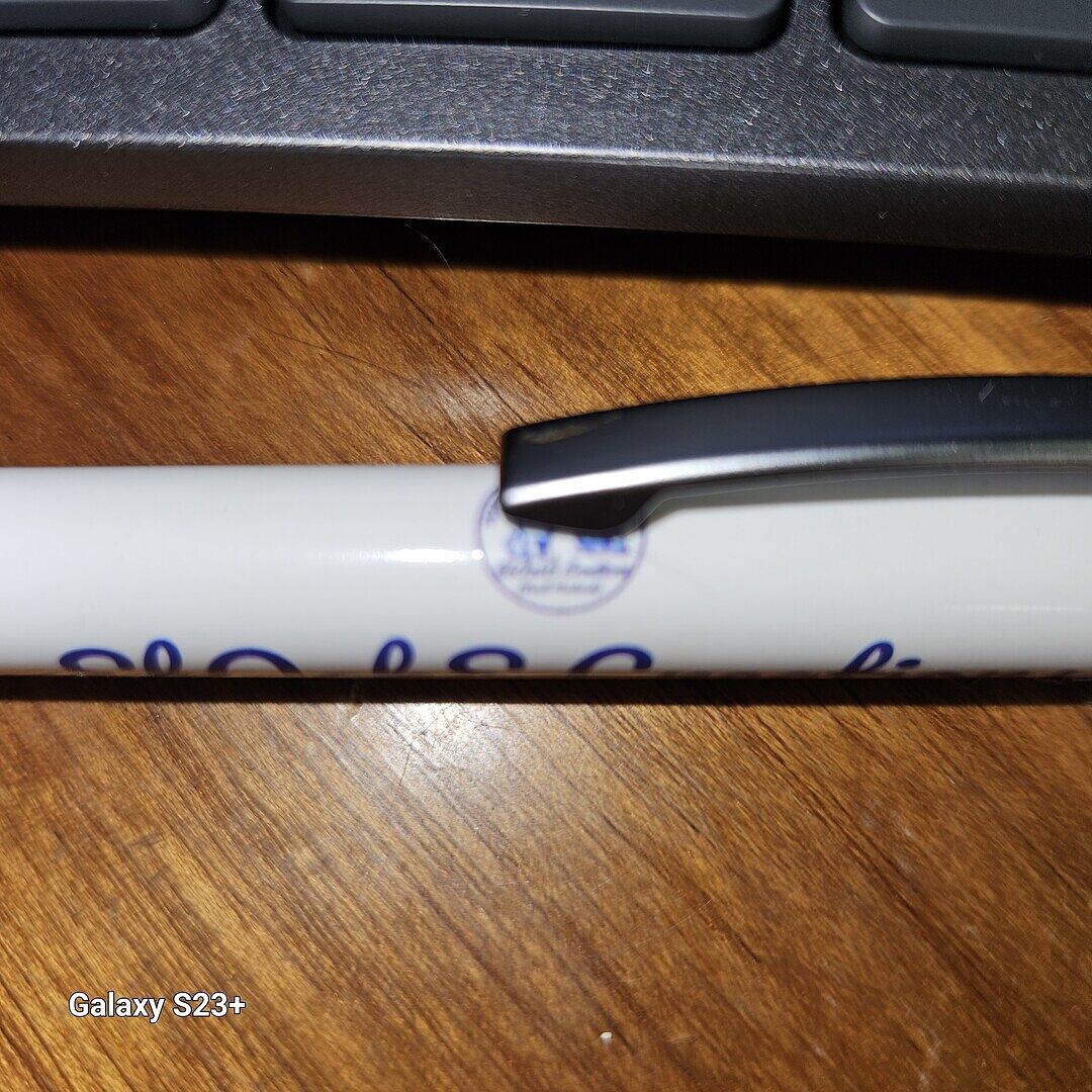 Lovely to write with, but clip hides the logo.