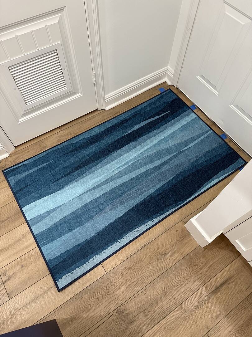 RUGGABLE MERIDIAN BLUE RUG deals 5'7