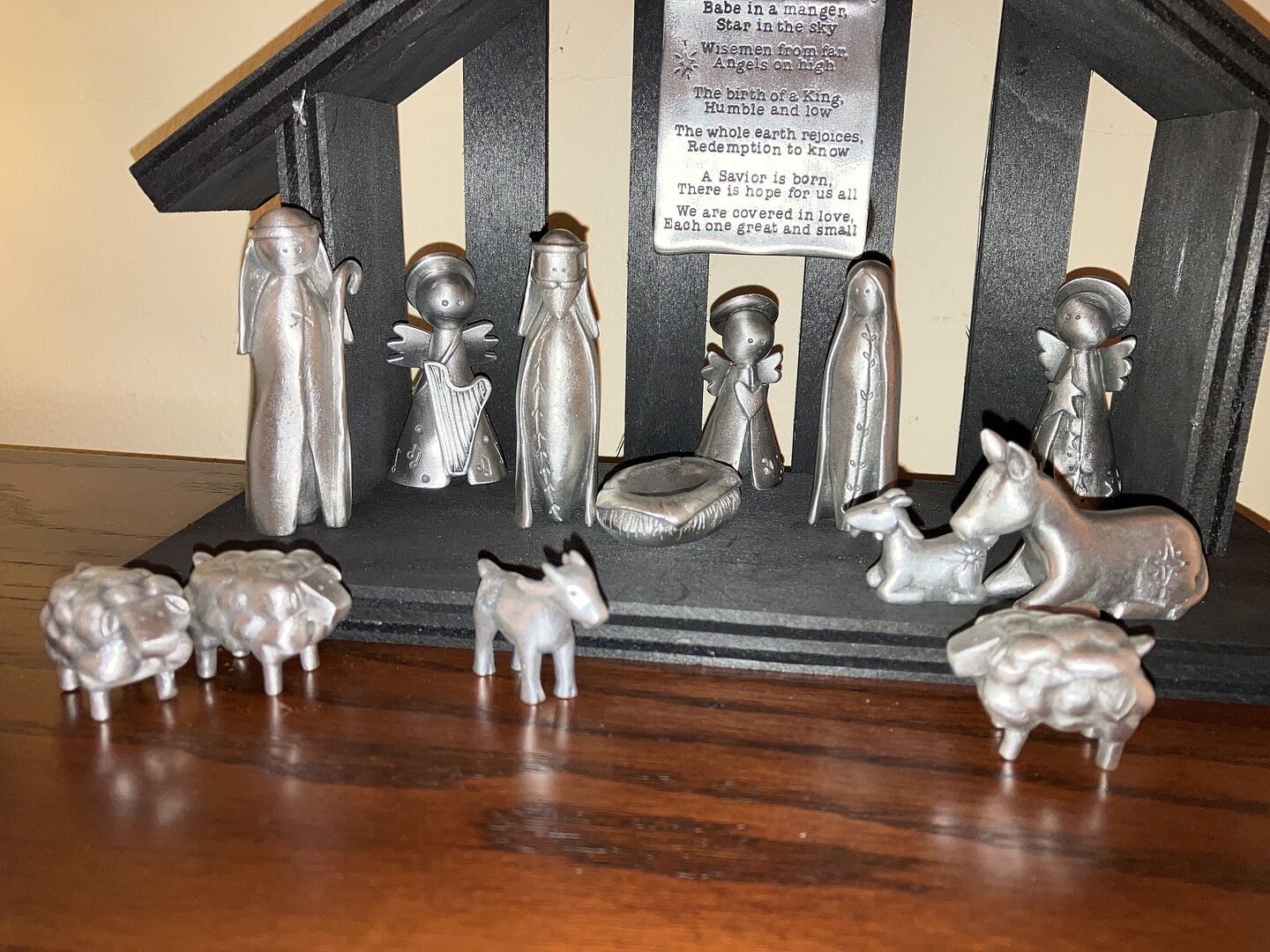 Angel with Harp Nativity Figurine customer photo
