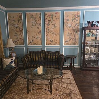 Chinoiserie Peony Tree Wallpaper Mural I love it! I sent