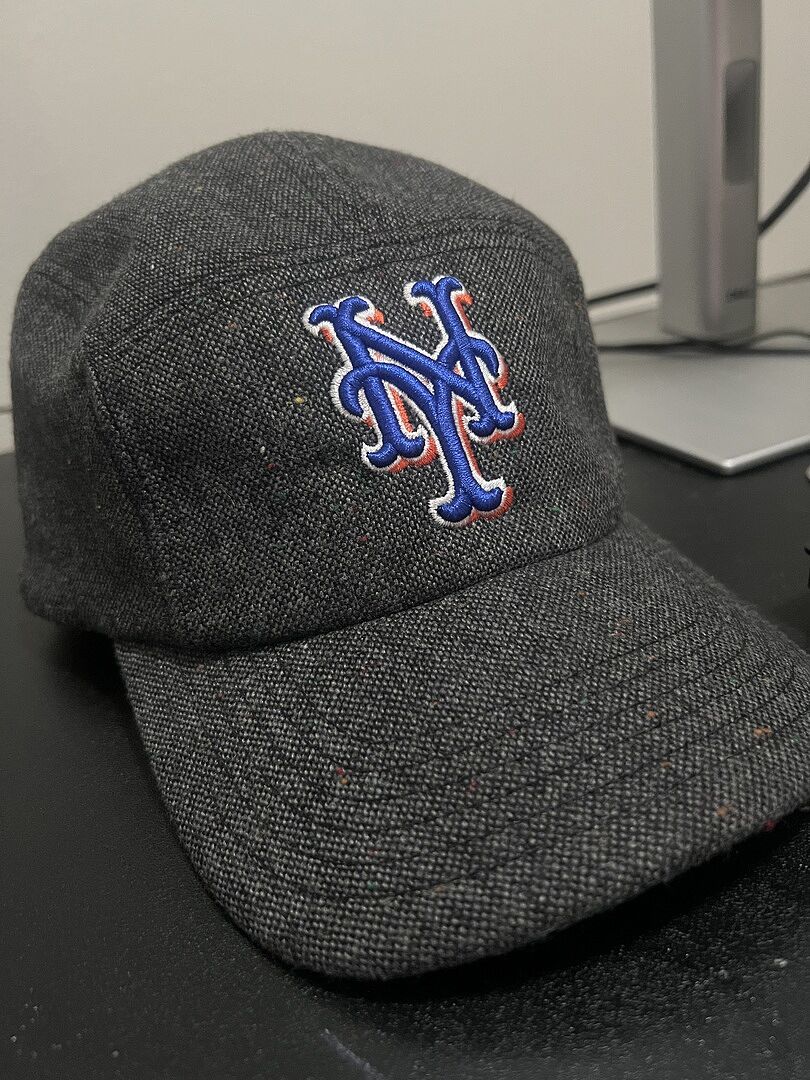 NY Mets Tweed | New Era 5 Panel Camper (Blue)
