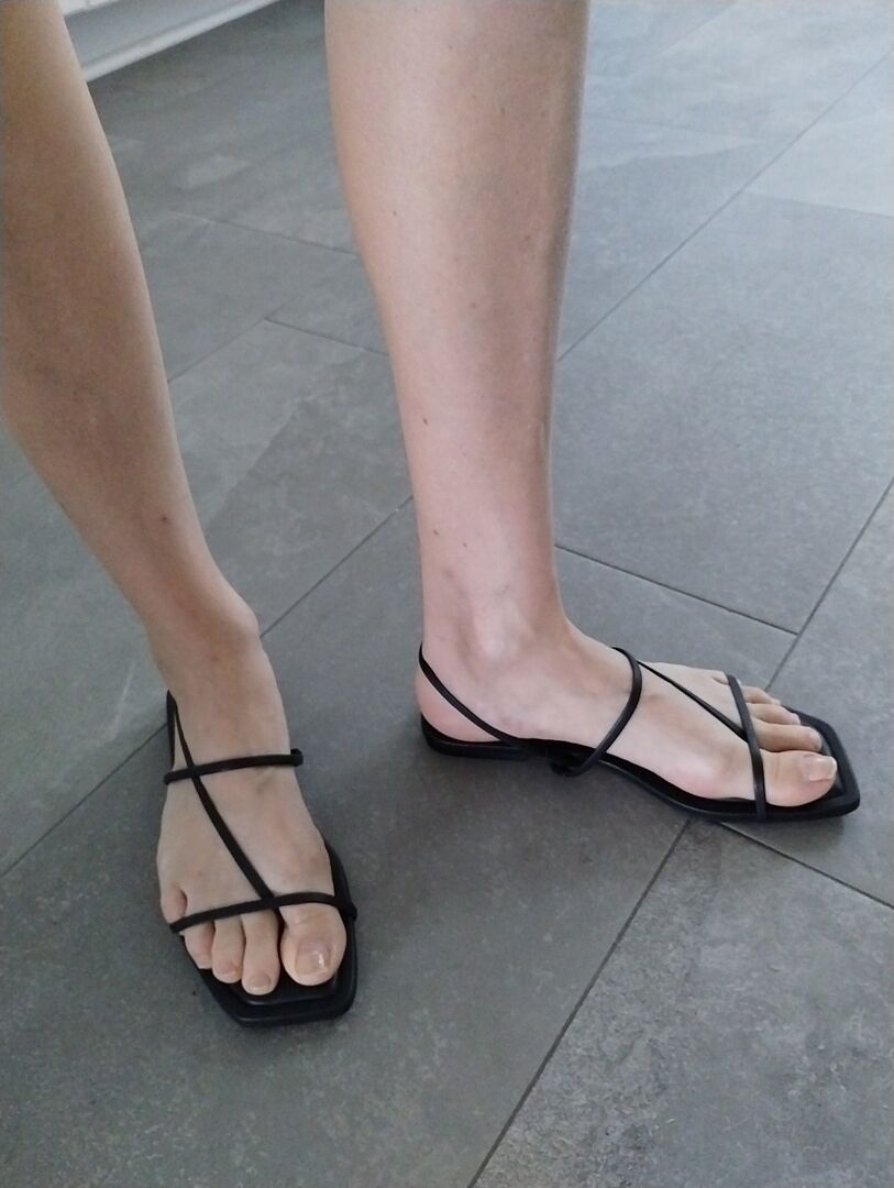 LYNLEY White Strappy Square Toe Sandal | Women's Sandals