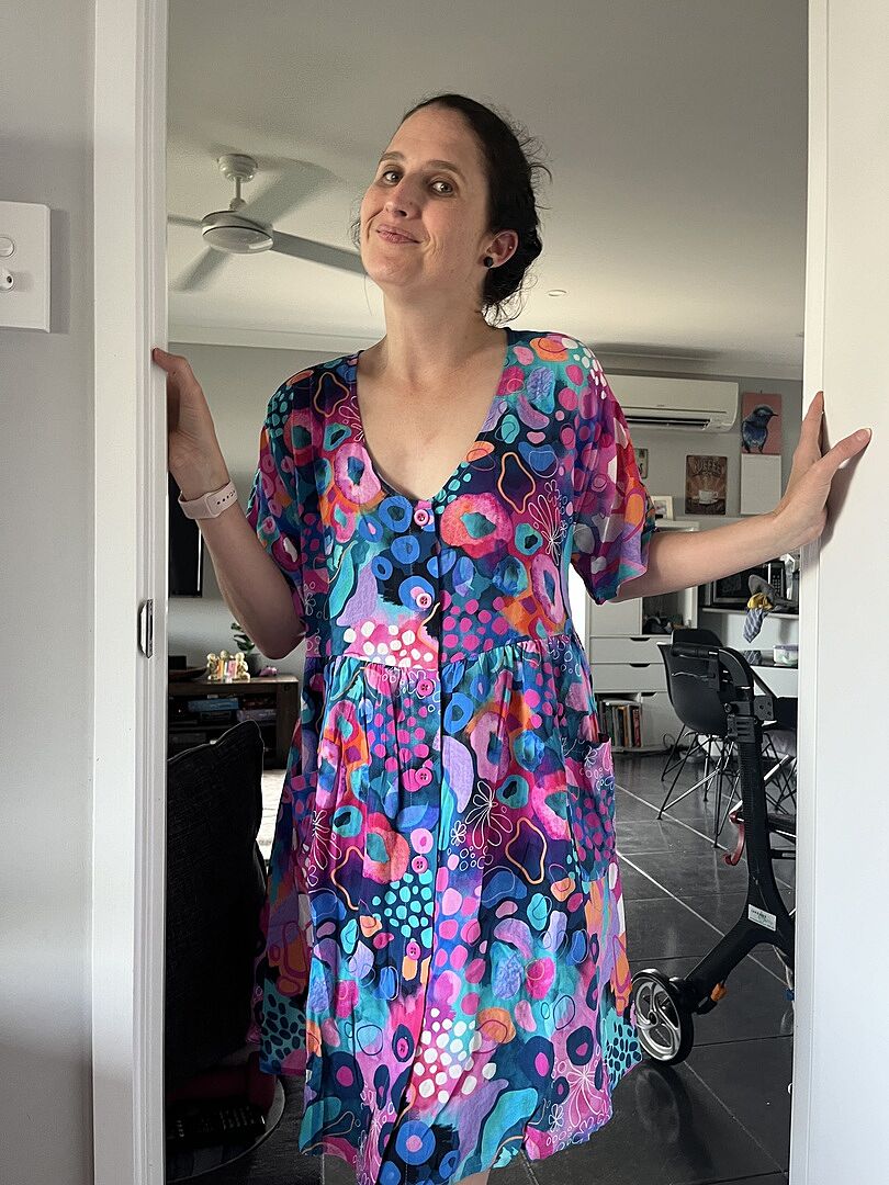 Ayla Denim Shorts in Mid Blue Wash photo review