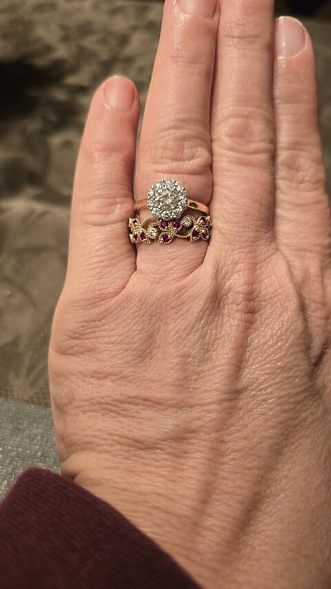 My Mother Birthstone ring.
