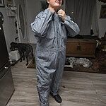 Snap-Front Cotton Herringbone Coverall | Red Kap®