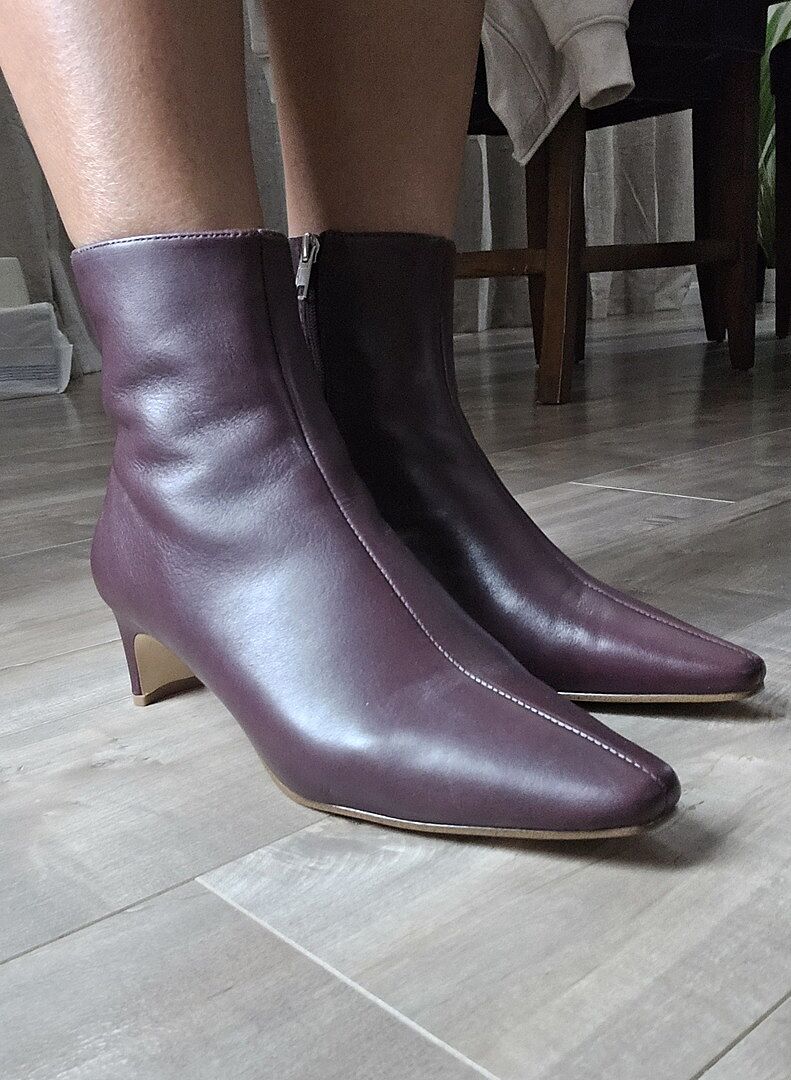 ★Steve Madden★新作★大人気★DOLLIE SILVER★ブーツ DELVIE Silver Leather Kitten Heel Ankle Boot | Women's