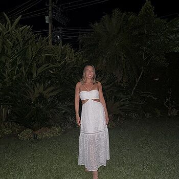 Zoya Tie-Up Back Lace Maxi Dress White | Selfie Leslie Zoya Tie-Up Back Lace Maxi Dress White | Selfie Leslie