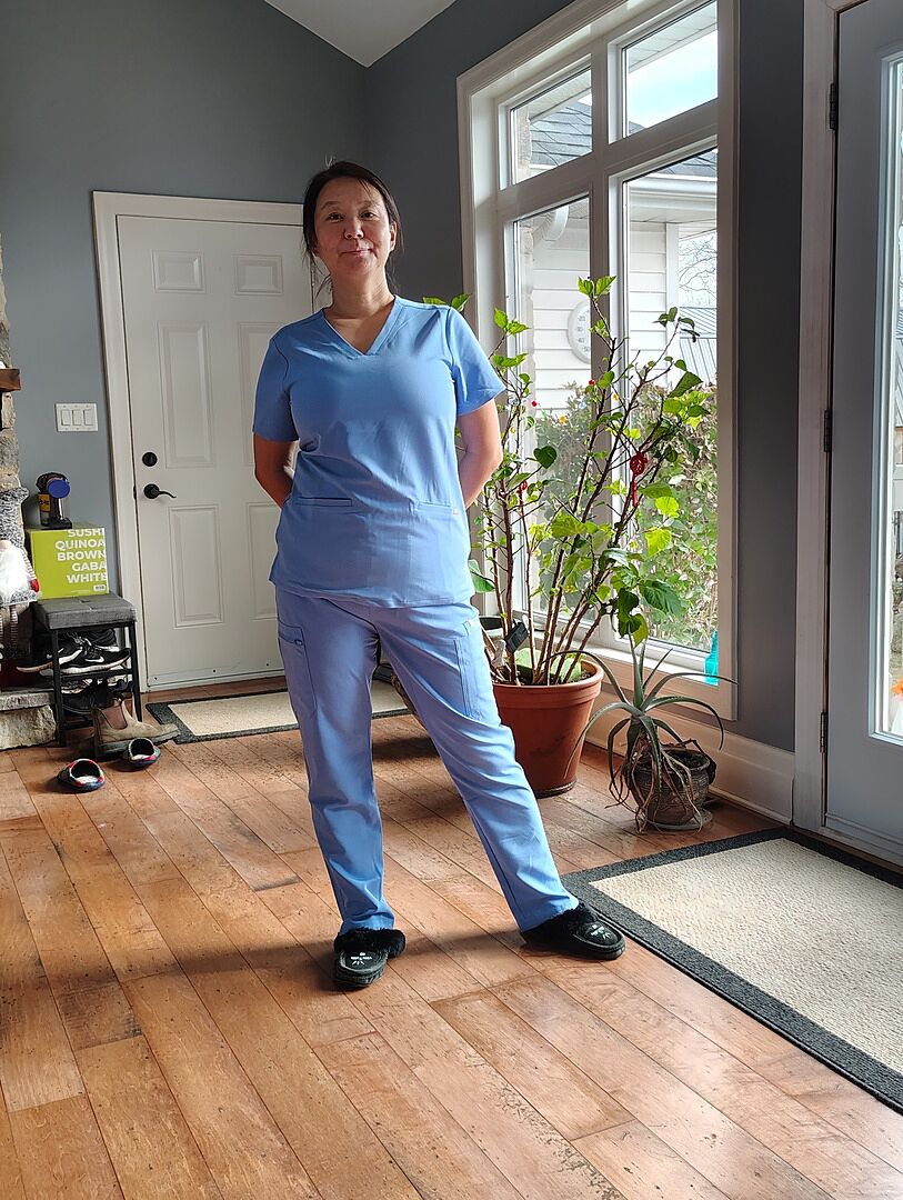 Women's Yola Skinny Scrub Pants™ - Ceil Blue · FIGS