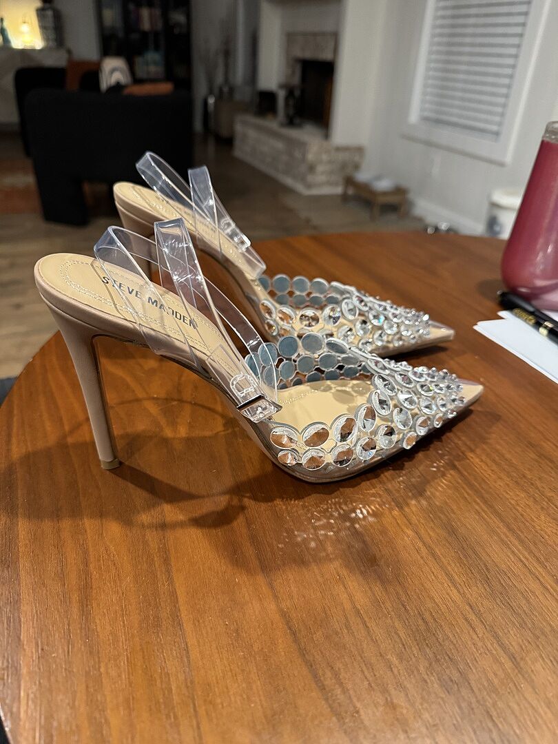 【Steve Madden】関税なし♪ TINSEL ポインテッド トゥ ヒール TINSEL Black Pointed Toe Heel | Women's Heels – Steve Madden