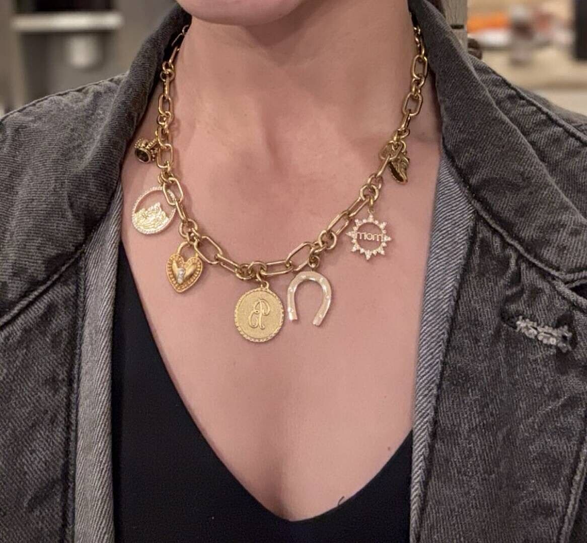 【hey harper】防水 Monica チャンキーチェーンリンクネックレス Monica Necklace - Hey Harper: The Original Waterproof