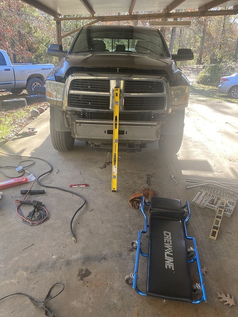 Embark Front Bumper Kit installed on DODGE Ram 2500 2010