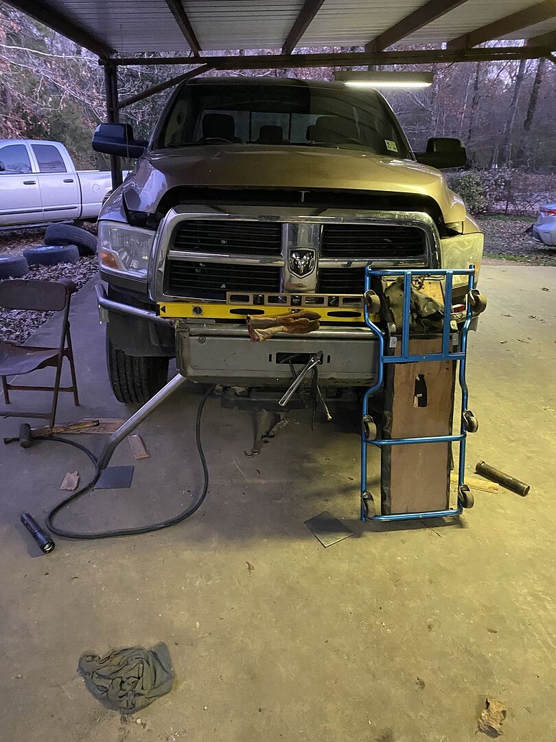 Embark Front Bumper Kit installed on DODGE Ram 2500 2010