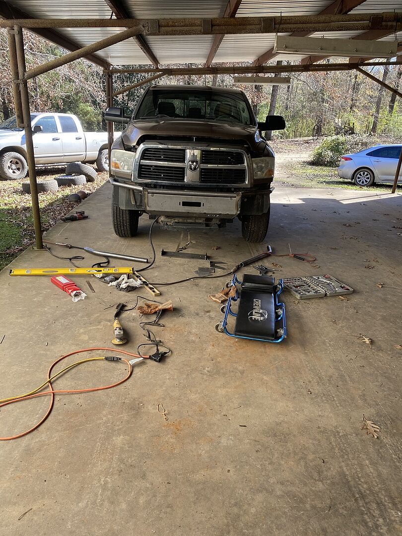 Embark Front Bumper Kit installed on DODGE Ram 2500 2010