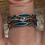 Enamel Cordoba Stacker Ring